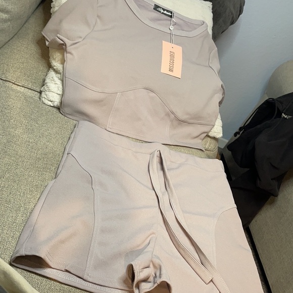 💜Misguided Lavender Co Ord Set 💜 Brand New! - Picture 3 of 3